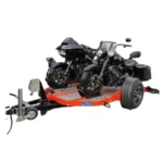 Cochet schwarzer Maxi Duo Motorradanhänger – Image 2