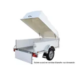 Brauner Gepäckanhänger mit Haube BW Trailers – Image 2