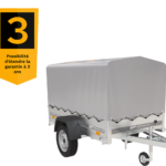 Anhänger 750 kg 200 x 125 mit Kuppelabdeckung