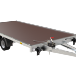 Kippbarer Flachanhänger 400×200 UNIPLAT 4020S P 2700 kg