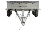 UNITRAILER 264/2 KIPP-ANHÄNGER MIT STÜTZRAD, ABDECKUNGSSTÜTZSTANGE UND GRAUER FLACHABDECKUNG – Image 5