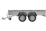 UNITRAILER 264/2 KIPP-ANHÄNGER MIT STÜTZRAD, ABDECKUNGSSTÜTZSTANGE UND GRAUER FLACHABDECKUNG – Image 4