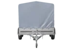264×150 UNITRAILER GARDEN 265/2 KIPP Zweiachsanhänger mit H-1100-Fahrgestell und grauer Plane – Image 4