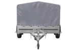 264×150 UNITRAILER GARDEN 265/2 KIPP Zweiachsanhänger mit H-800-Fahrgestell und grauer Plane – Image 6