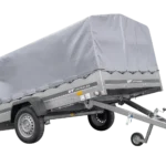 Einachsanhänger 264×150 UNITRAILER GARDEN 265 KIPP mit H-800-Reifen und grauer Plane
