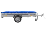 Einachsanhänger 264×150 UNITRAILER GARDEN 265 KIPP mit H-0-Fahrgestell und blauer Plane – Image 4