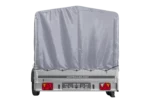 Einachsanhänger 264×150 UNITRAILER GARDEN 265 KIPP mit H-1100-Fahrgestell und grauer Plane – Image 3