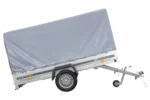 Einachsanhänger 264×150 UNITRAILER GARDEN 265 KIPP mit H-1100-Fahrgestell und grauer Plane – Image 6
