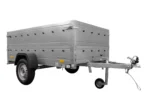 Pkw-Anhänger mit Bordwandaufsätzen und Stützrad Garden Trailer 230 KIPP 2,30 x 1,25 m Unitrailer – Image 5