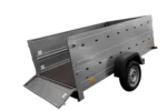Pkw-Anhänger mit Bordwandaufsätzen und Stützrad Garden Trailer 230 KIPP 2,30 x 1,25 m Unitrailer – Image 6