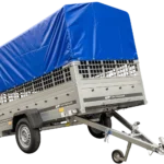 Gebrauchter Kippanhänger Garden Trailer 230 KIPP mit Gitteraufsätzen, hoher Plane und Stützrad