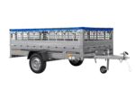 Leichter Anhänger 264×150 UNITRAILER GARDEN 265 KIPP mit Gitterwänden, H-0-Fahrgestell und blauer Plane – Image 4