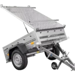 Einachsanhänger 750 kg zulässiges Gesamtgewicht 150×106 Gartenanhänger 150 KIPP mit Aluminiumhaube