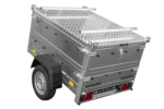 Einachsanhänger 150×106 UNITRAILER GARDEN 150 KIPP mit Bordwänden, zusätzlichen Bordwänden und Aluminiumabdeckung – Image 7