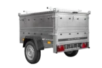 Einachsanhänger 150×106 UNITRAILER GARDEN 150 KIPP mit Bordwänden, zusätzlichen Bordwänden und Aluminiumabdeckung – Image 5