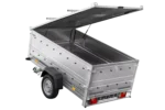 Einachsanhänger 230×125 UNITRAILER GARDEN 230 KIPP mit BIS-Seitenwänden und Aluminiumabdeckung – Image 6