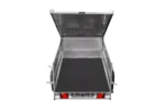 Einachsanhänger 230×125 UNITRAILER GARDEN 230 KIPP mit BIS-Seitenwänden und Aluminiumabdeckung – Image 7