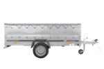 Pkw-Anhänger 264×150 UNITRAILER GARDEN 265 KIPP mit BIS-Bordwänden, H-0-Rahmen und grauer Plane – Image 3