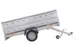 Pkw-Anhänger 264×150 UNITRAILER GARDEN 265 KIPP mit BIS-Bordwänden, H-0-Rahmen und grauer Plane – Image 7