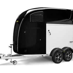 Humbaur Pegasus 2400 Luxus-Pferdeanhänger | Aerodynamischer Poly-Aluaufbau